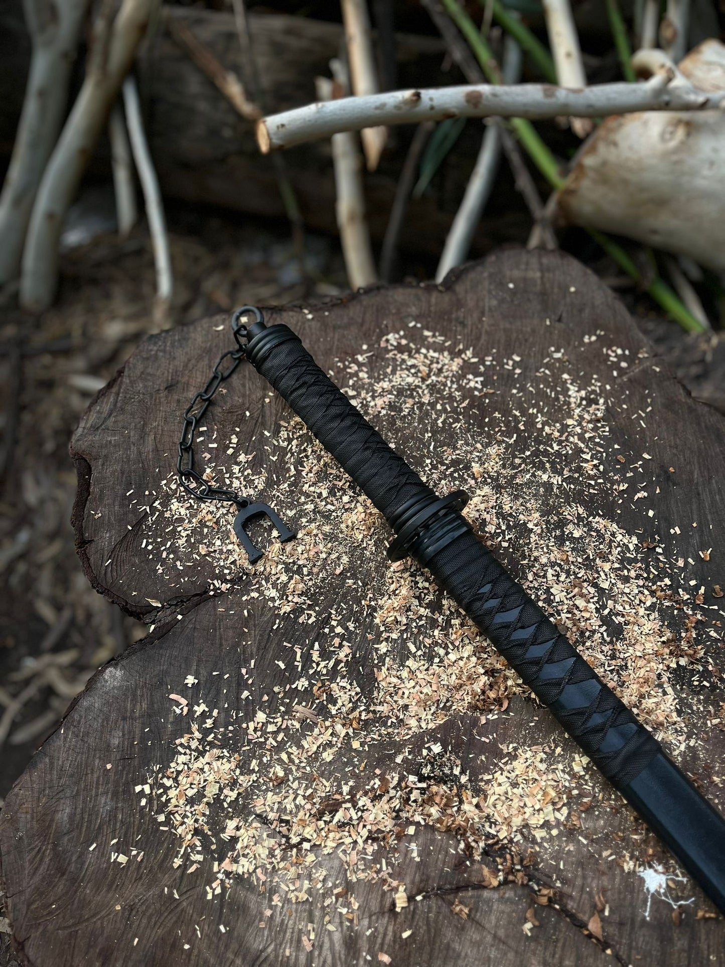 Red Blood Black Katana