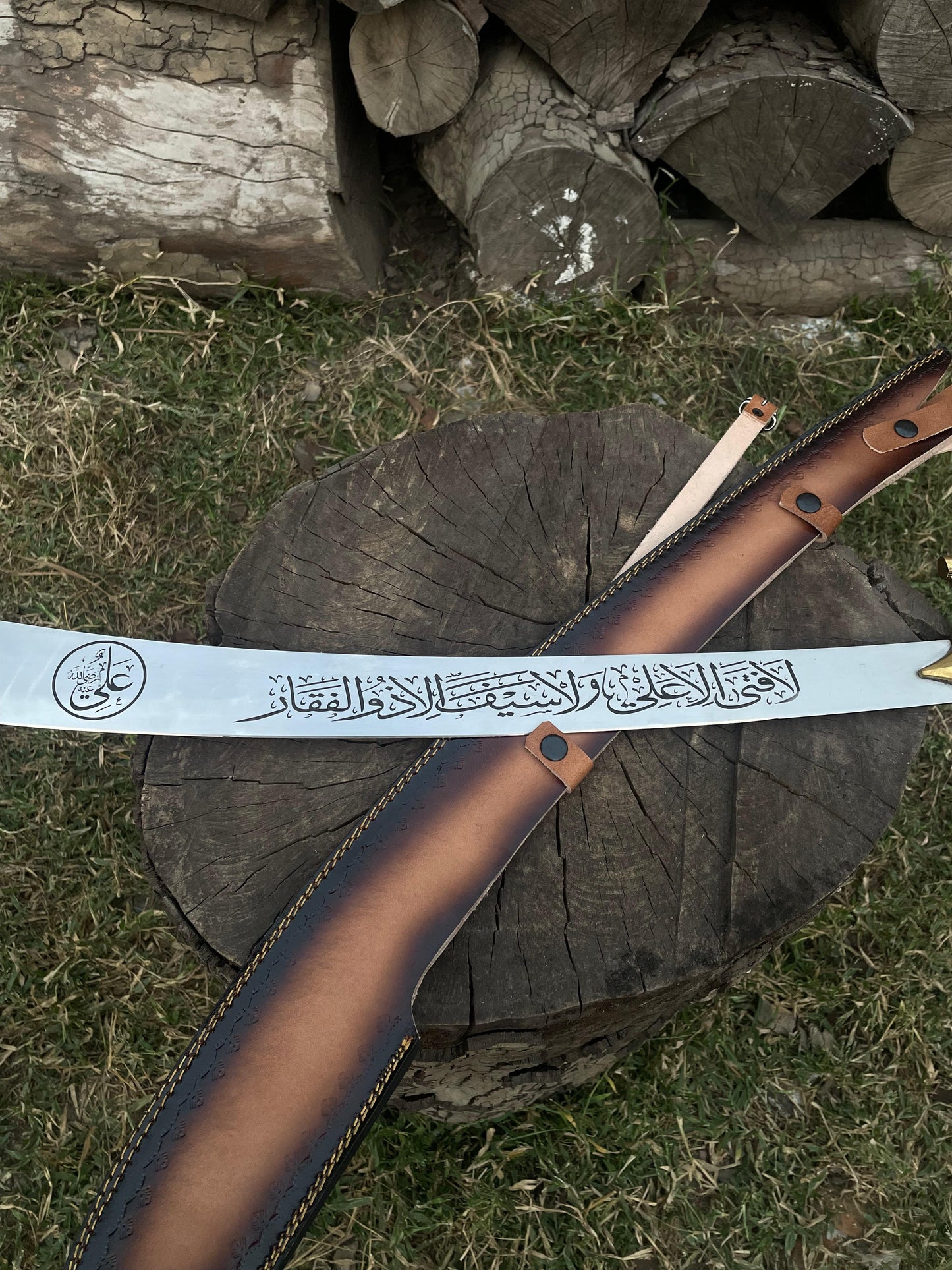 Zulfiqar Sword Brass Handel