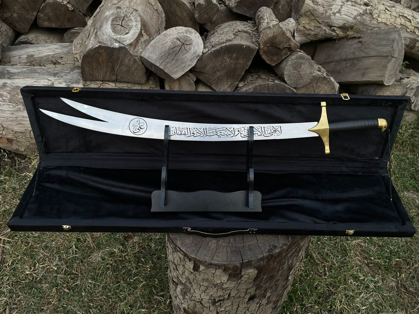 Zulfiqar Sword Brass Handel