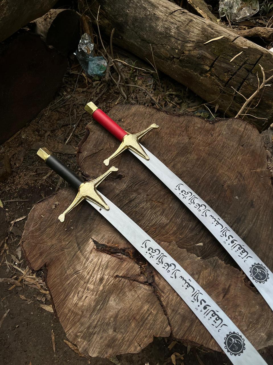 Zulfiqar Sword With leather Handel