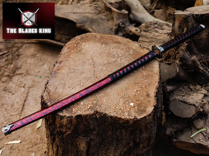 Premium Ninja Red Current Katana – Razor Sharp Full Tang Tactical Samurai Sword