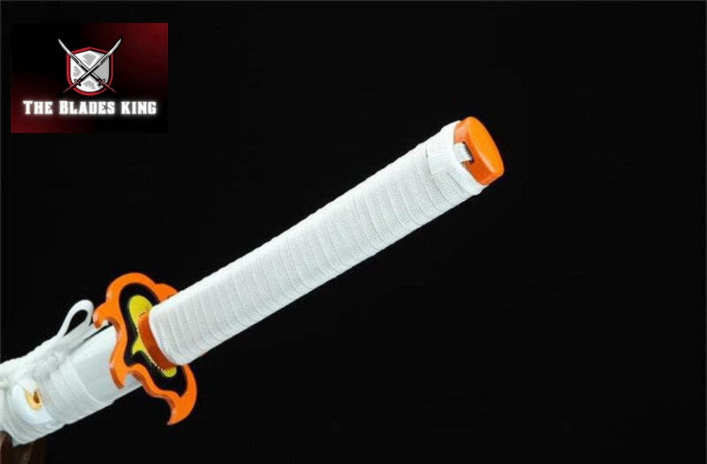 Rengoku's Katana from Demon Slayer - Handmade Carbon Steel Cosplay Sword