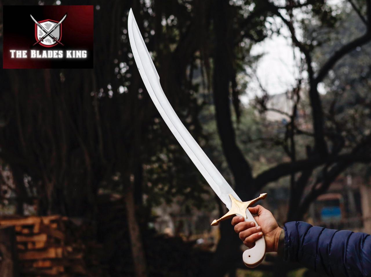 ns  Hand-Forged Historical Sword – Medieval Warrior Steel Replica