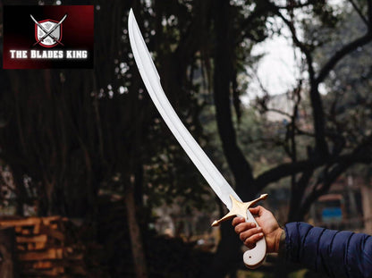 ns  Hand-Forged Historical Sword – Medieval Warrior Steel Replica