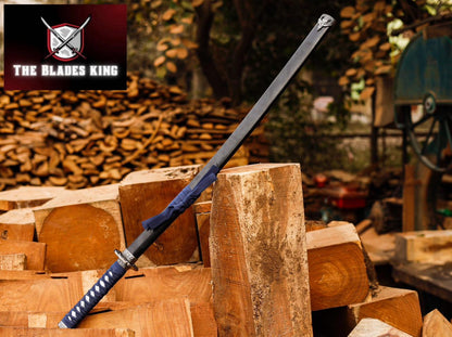 Blue Ninja Katana – Shadow Strike Samurai Sword | Carbon Steel Blade