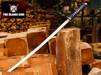 Blue Ninja Katana – Shadow Strike Samurai Sword | Carbon Steel Blade