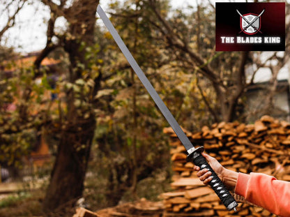 Black Ninja Katana – Shadow Fang Edition | Powder Coated Samurai Sword