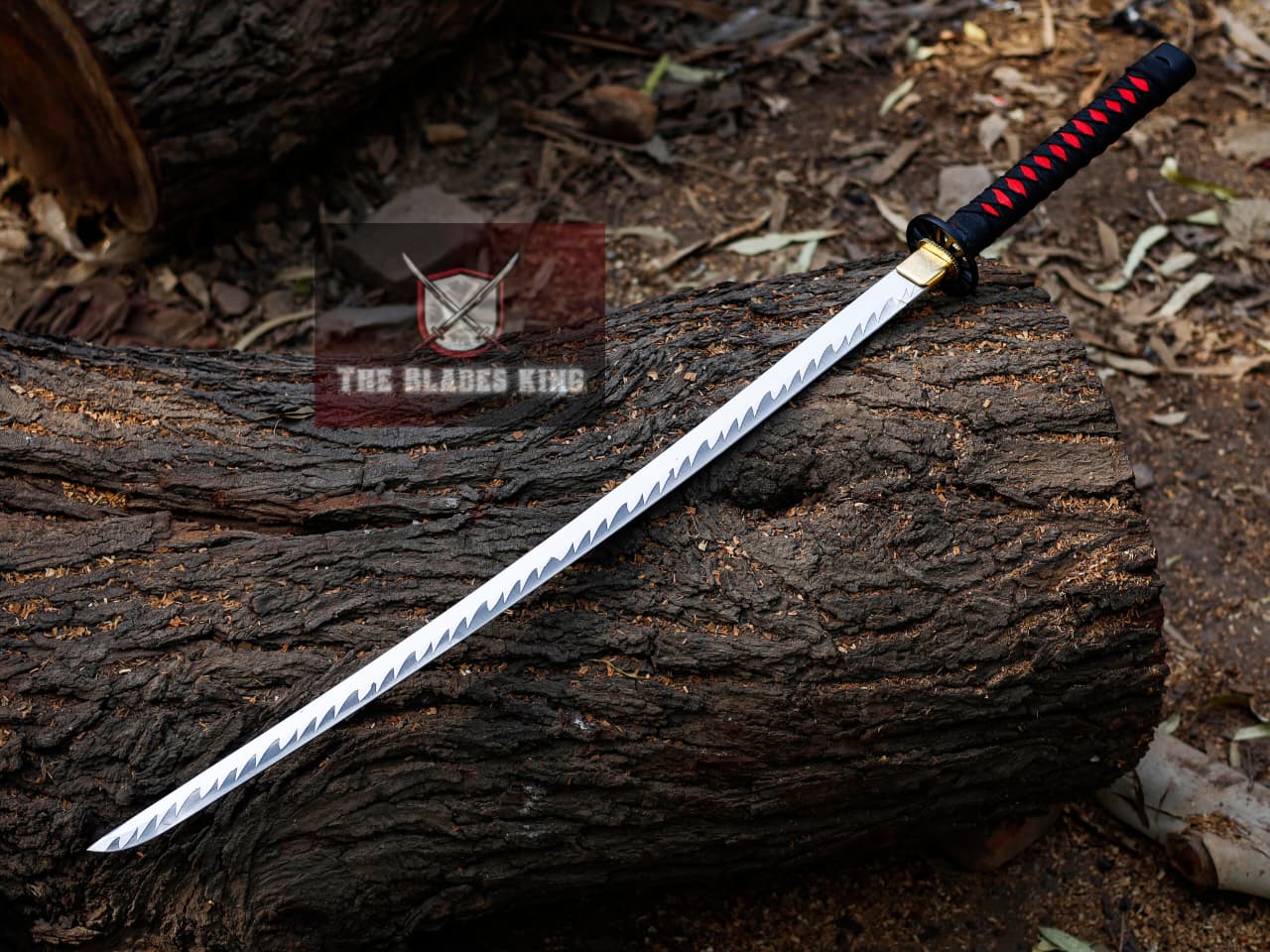 Full Tang Red Black Katana.........