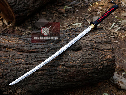 Full Tang Red Black Katana.........