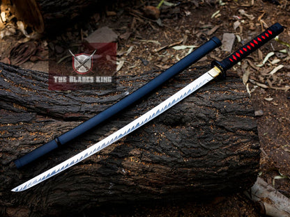 Full Tang Red Black Katana.........