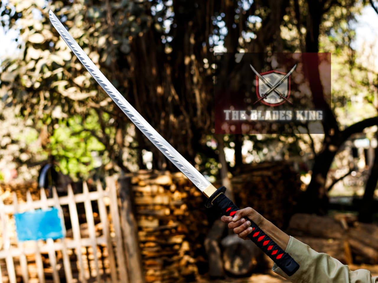 Full Tang Red Black Katana.........