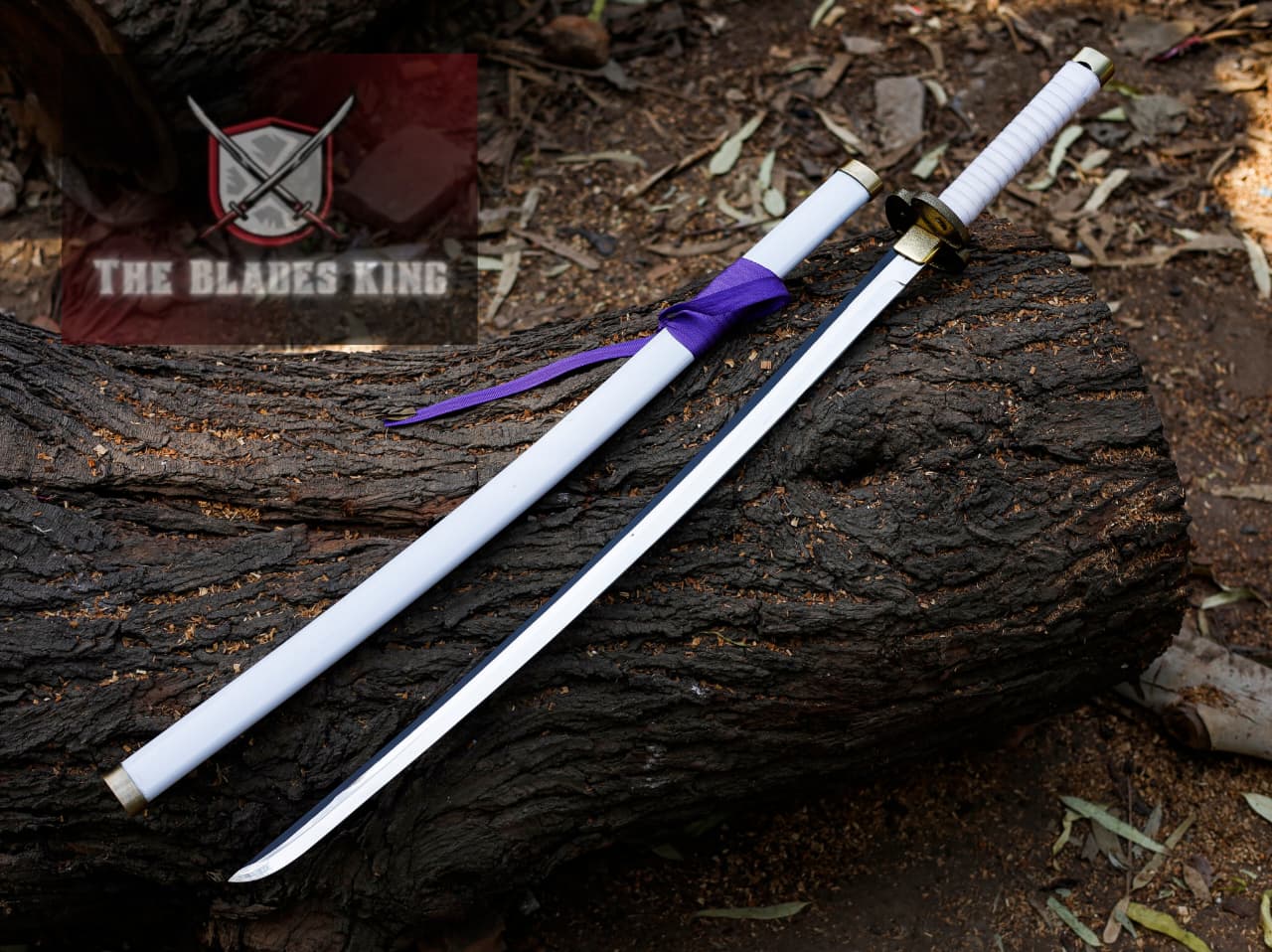 Full Tang Zoro White Katana..................