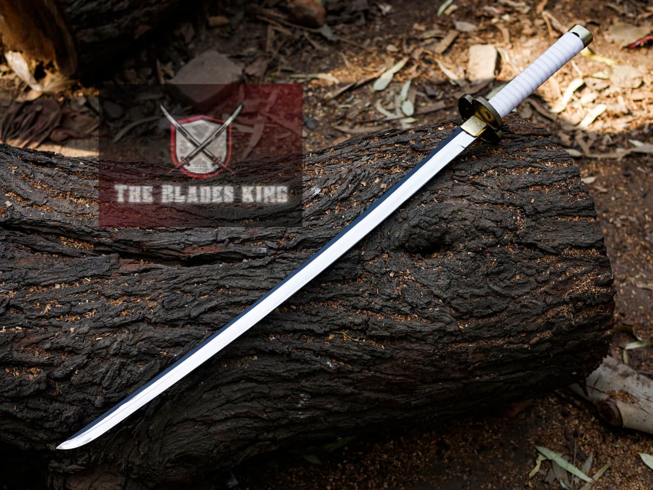 Full Tang Zoro White Katana..................