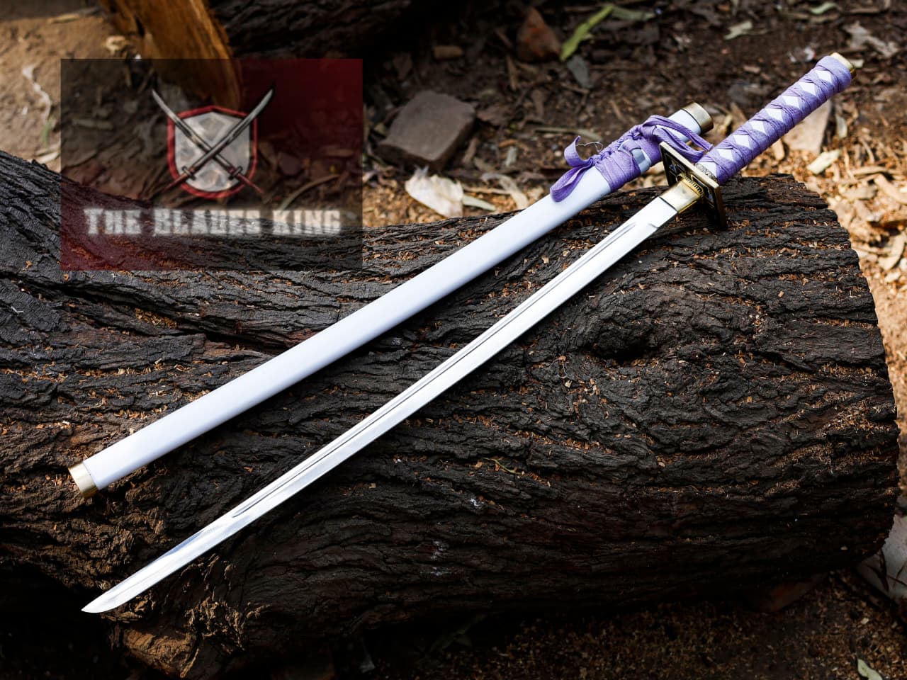 Full Tang Purple Katana............