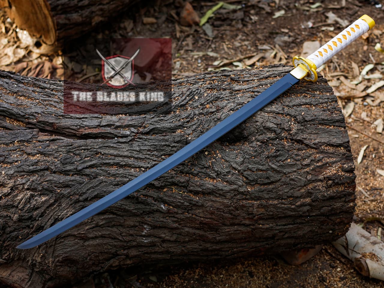 Real Anime Cosplay Katana Sword Yellow Lightning