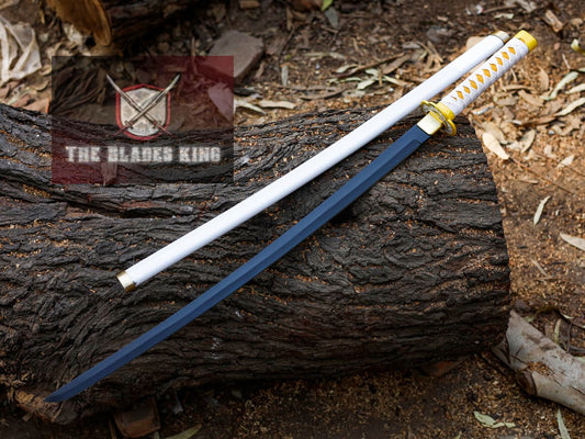 Real Anime Cosplay Katana Sword Yellow Lightning