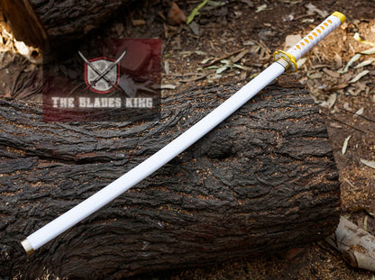 Real Anime Cosplay Katana Sword Yellow Lightning