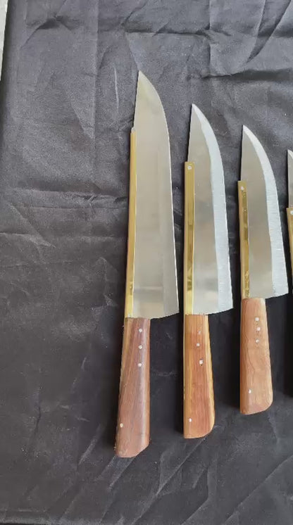 5 Piece Knife Set For Qurbani