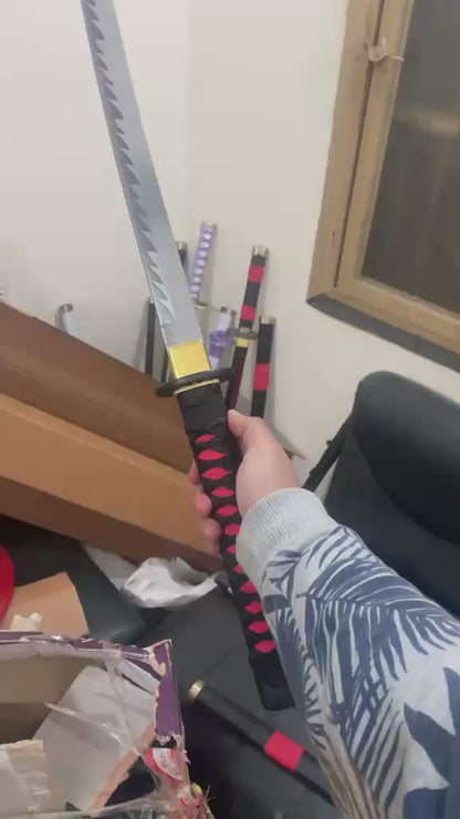 Full Tang Red Black Katana.........